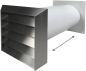 Preview: easytec Standard-Mauerkasten aus Edelstahl zum Anschrauben auf die Fassade 34153